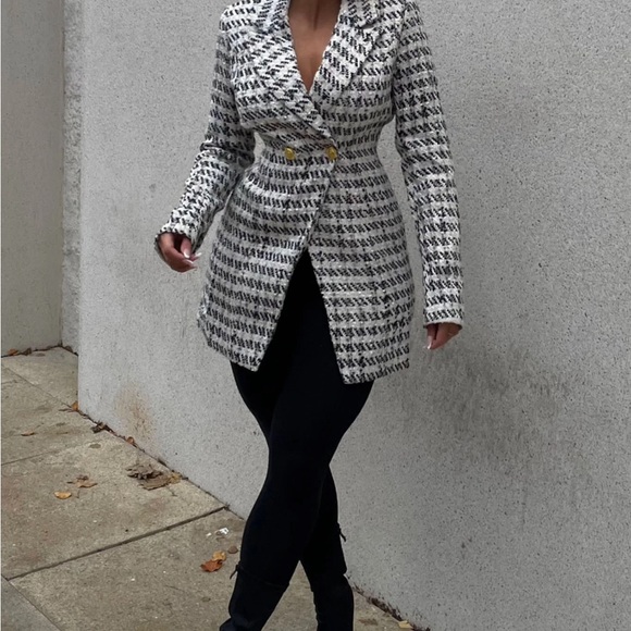 Time To Work Tweed Blazer - Picture 3 of 4